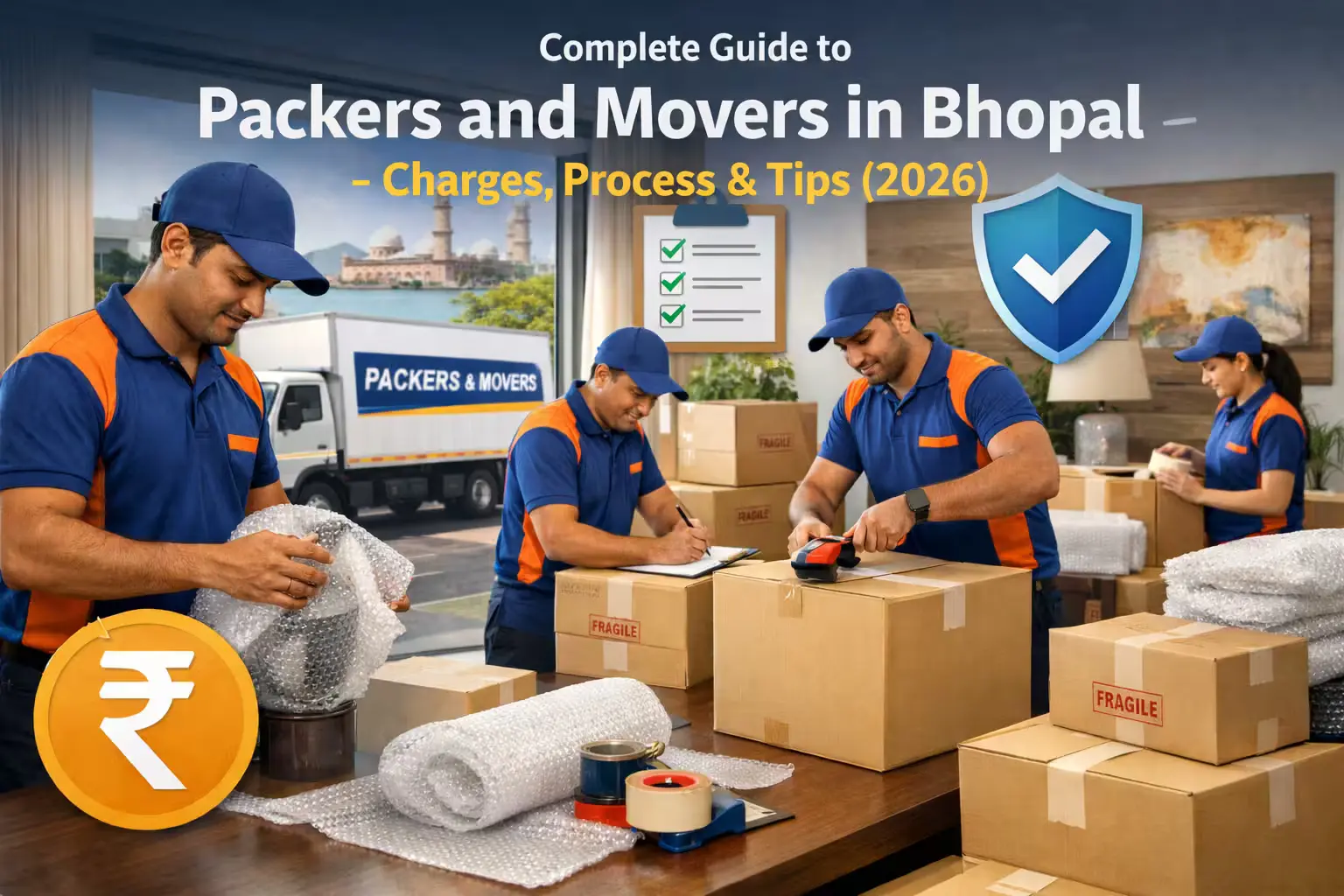 Complete Guide to Packers and Movers in Bhopal – Charges, Process & Tips (2026)