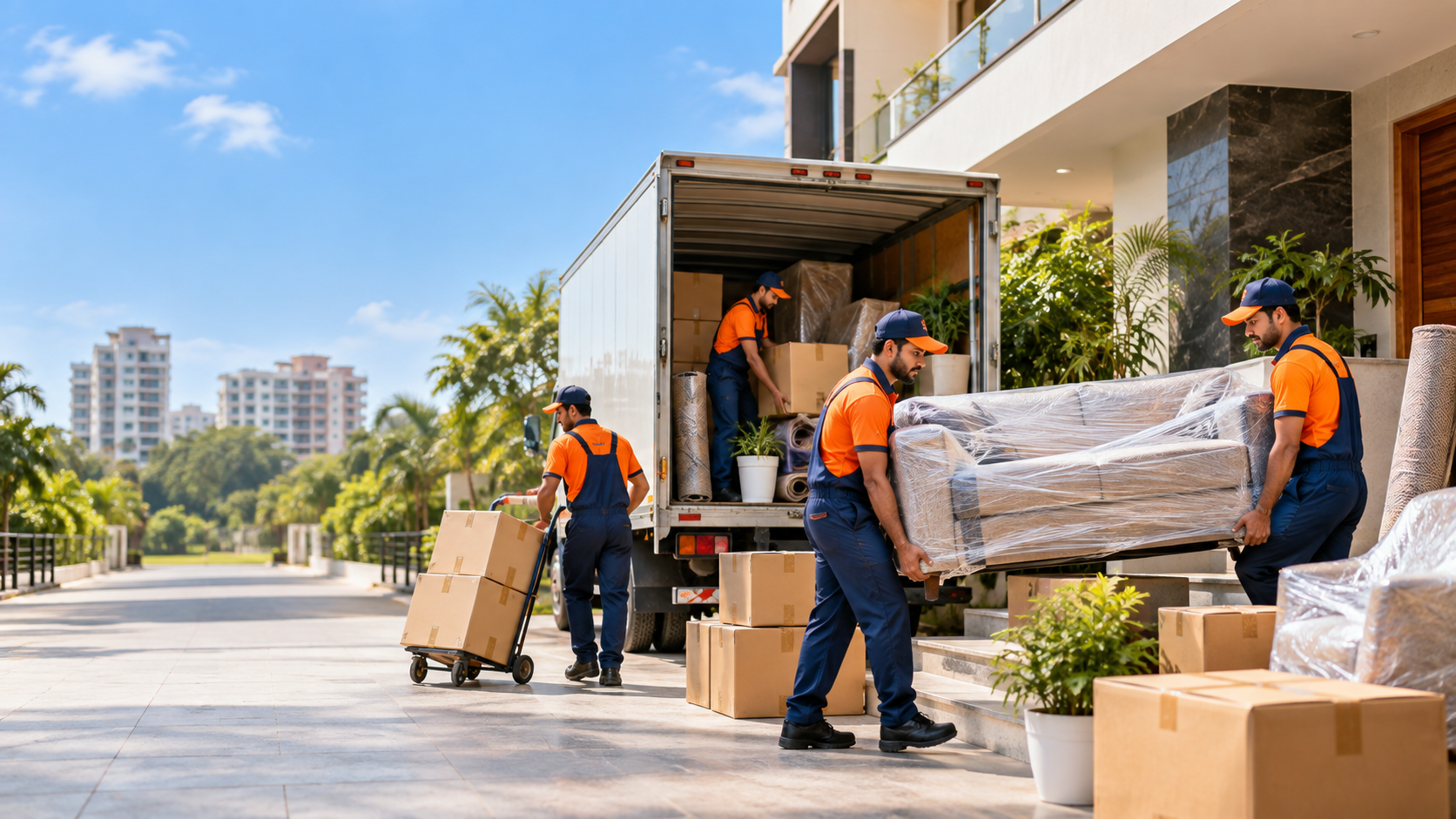 Professional packers and movers service in Lucknow